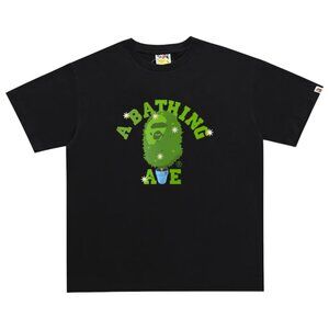 Bape Bonsai Tree College T-Shirt Black Green | A Bathing Ape